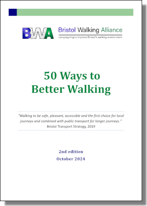 Cover page of 50 Ways to Better Walking